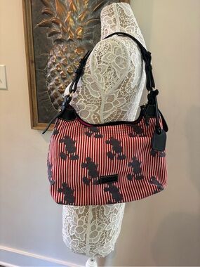 Dooney & Bourke Mickey Striped Canvas Bag